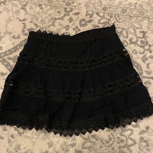 Elan Black Lace Skirt